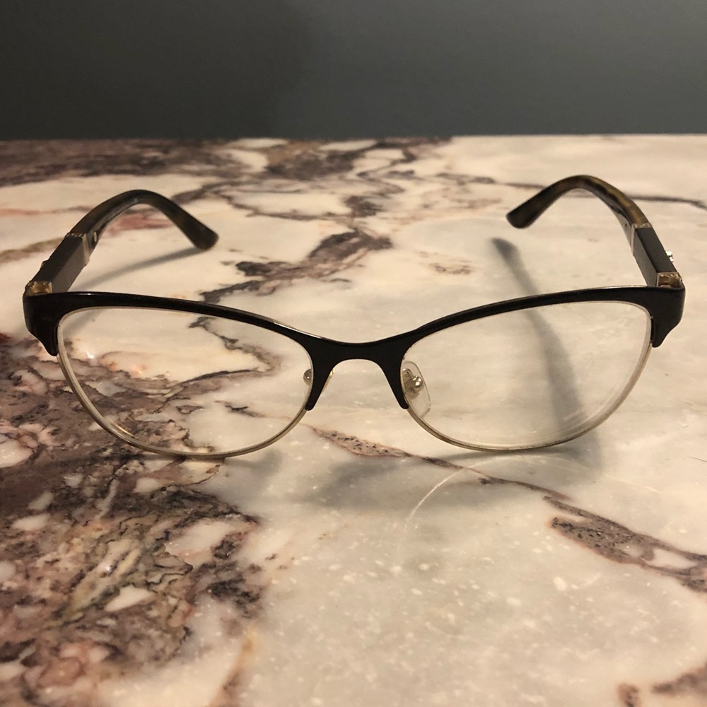 Versace eyeglasses/frame - Model 1233-Q, brown